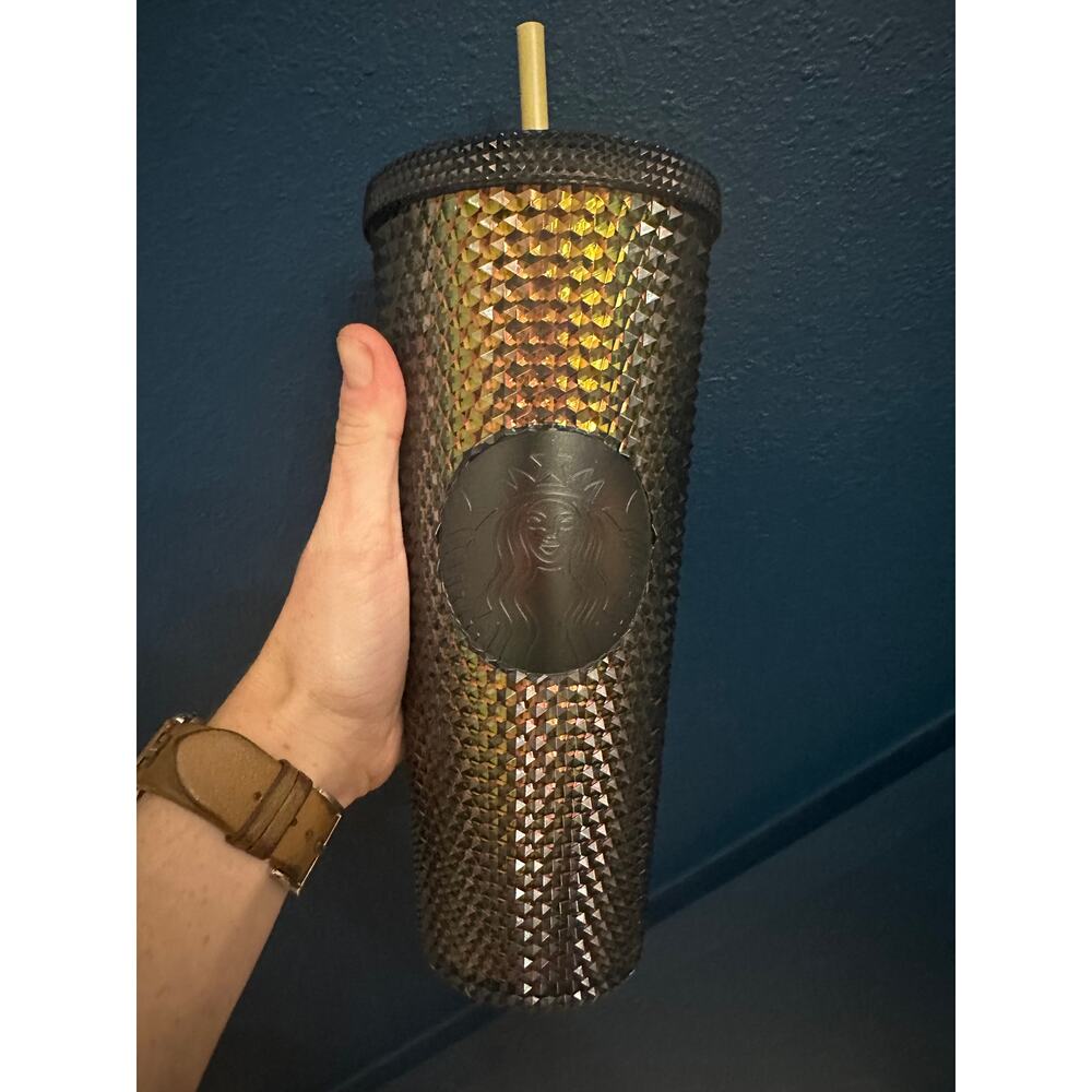 Starbucks Studded Cold 24oz CU Boulder Colorado University College Tumbler Cup